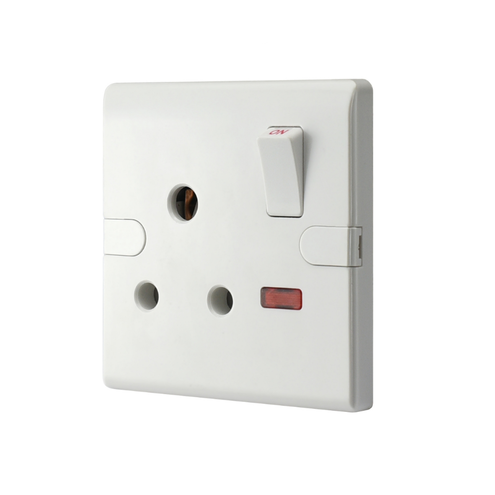 1 gang  3pin round socket